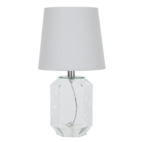 Society Home Daire Table Lamp White & Glass