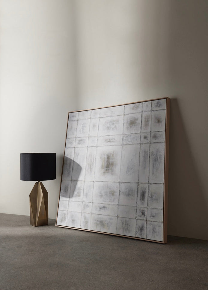 Duke Table Lamp Black & Antique Brass