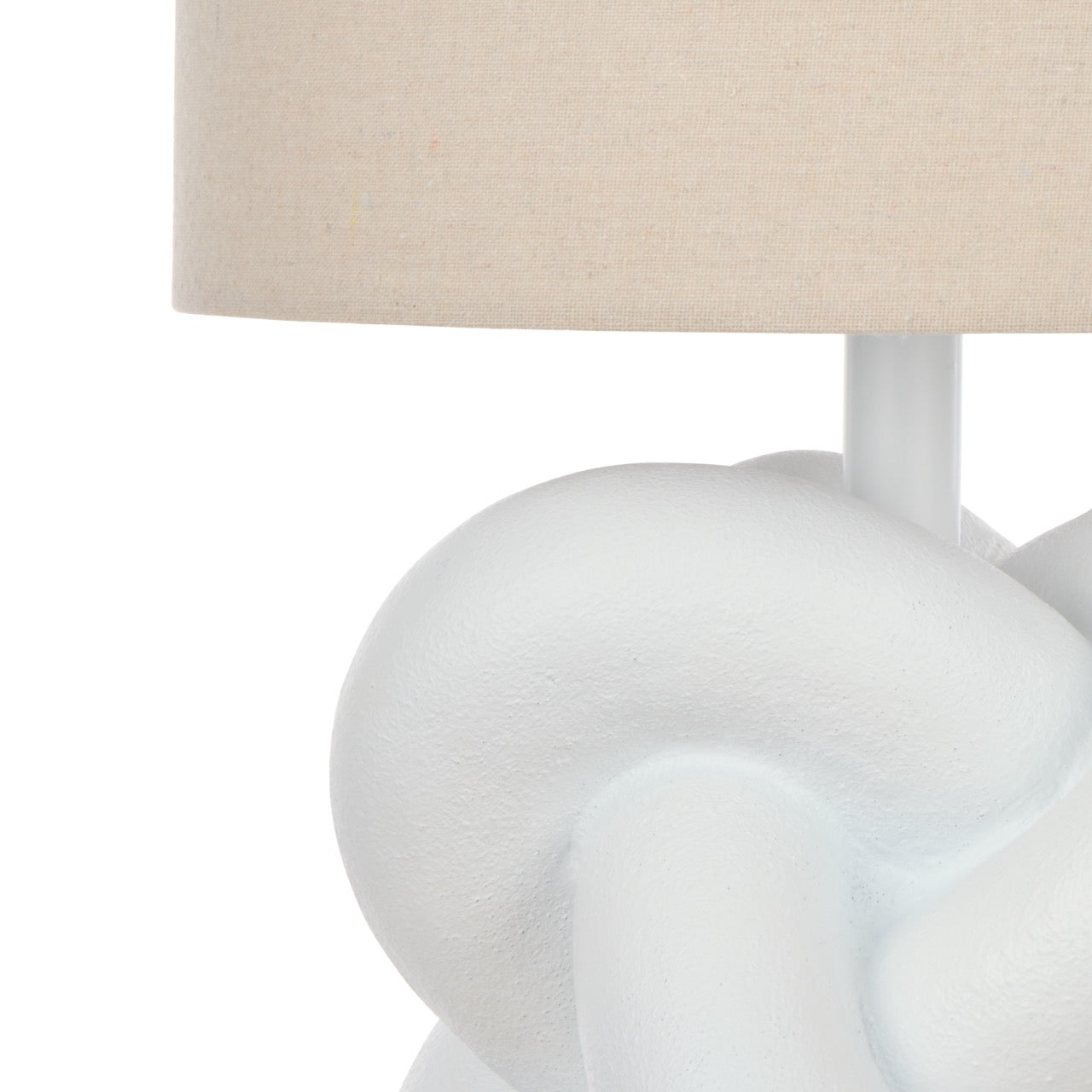 Amalfi Fia Knot Table Lamp Natural & White