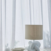 Amalfi Fia Knot Table Lamp Natural & White