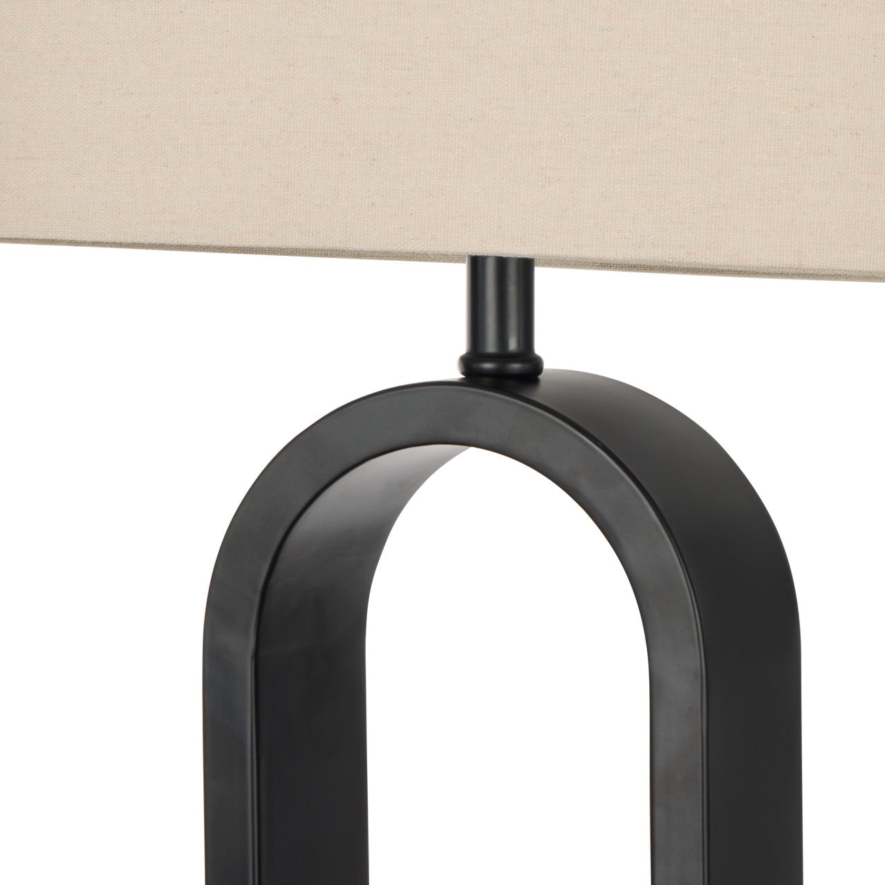 Amalfi Reed Table Lamp Taupe & Black