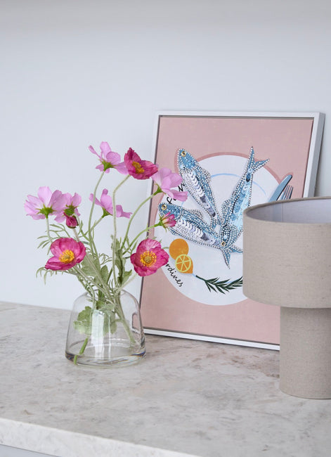 Emporium Hendrix Fabric Table Lamp Oat