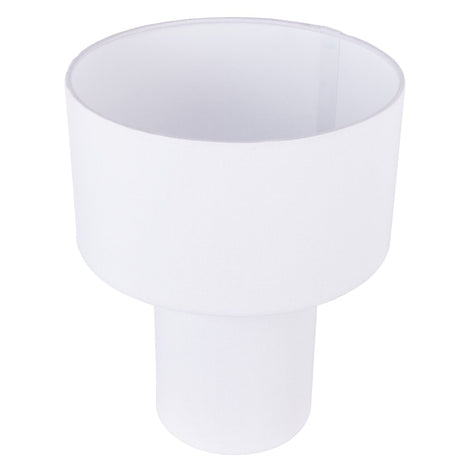 Emporium Hendrix Fabric Table Lamp White