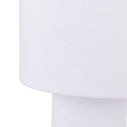 Emporium Hendrix Fabric Table Lamp White