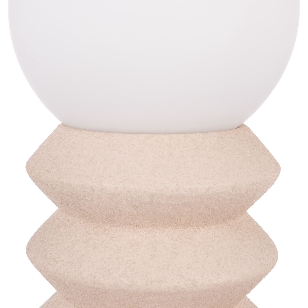 Amalfi Griffin Ceramic Table Lamp White & Oat