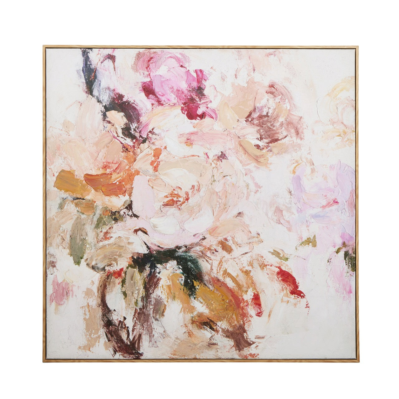 Bloom Hand Finished Wall Art Multi-Coloured