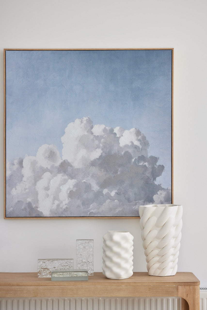 Cumulus Hand Painted Wall Art Multi-Coloured