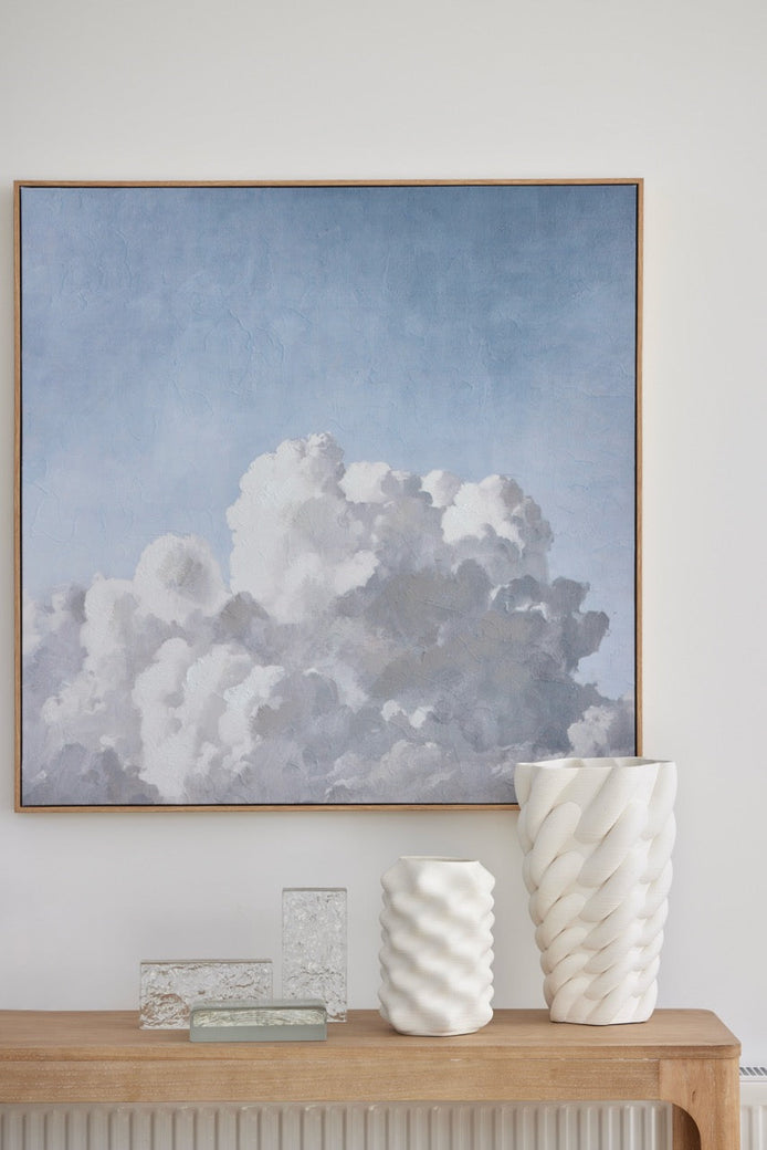 Cumulus Hand Painted Wall Art Multi-Coloured