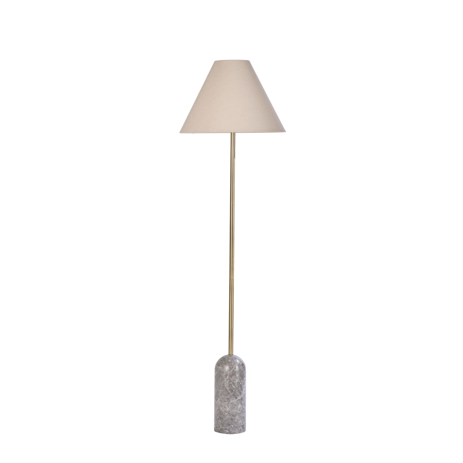 Azure Floor Lamp Grey & Natural