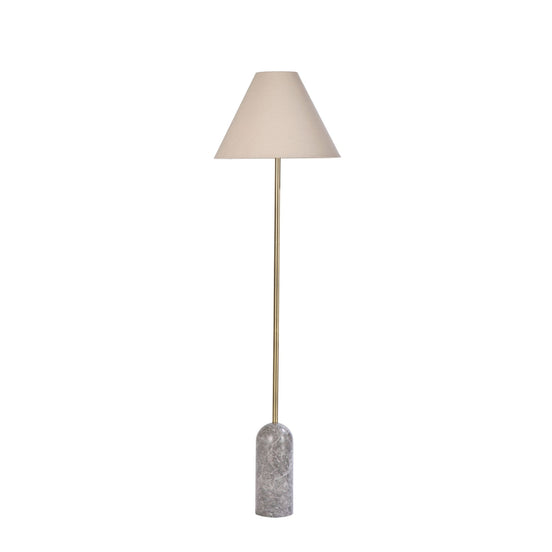 Azure Floor Lamp Grey & Natural