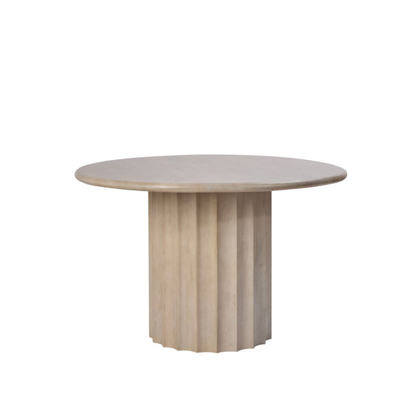 Amalfi Wyatt Dining Table White Wash