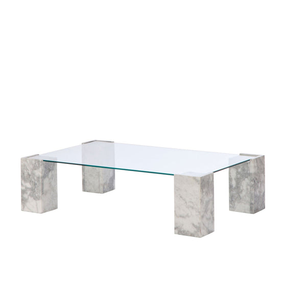 Grand Designs Lark Coffee Table Grey and Clear