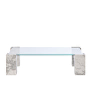 Grand Designs Lark Coffee Table Grey and Clear