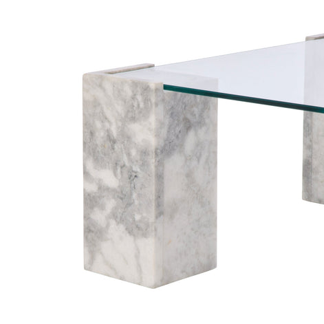 Grand Designs Lark Coffee Table Grey and Clear