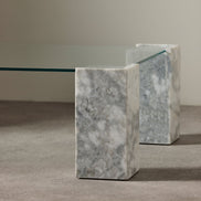 Grand Designs Lark Coffee Table Grey and Clear