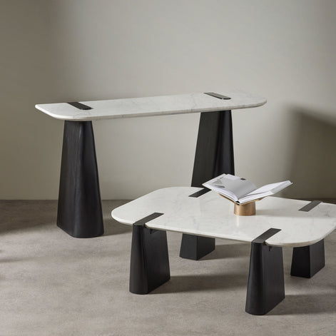 Grand Designs Dray Coffee Table Black and White
