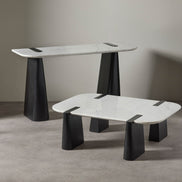 Grand Designs Dray Coffee Table Black and White