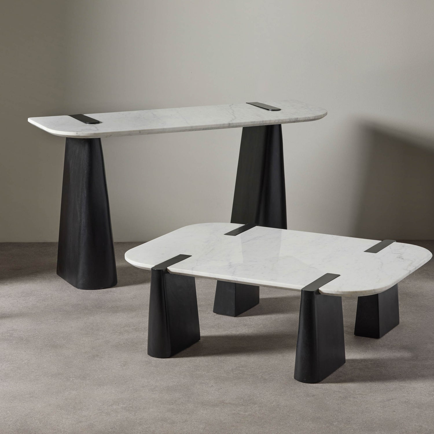Grand Designs Dray Coffee Table Black and White
