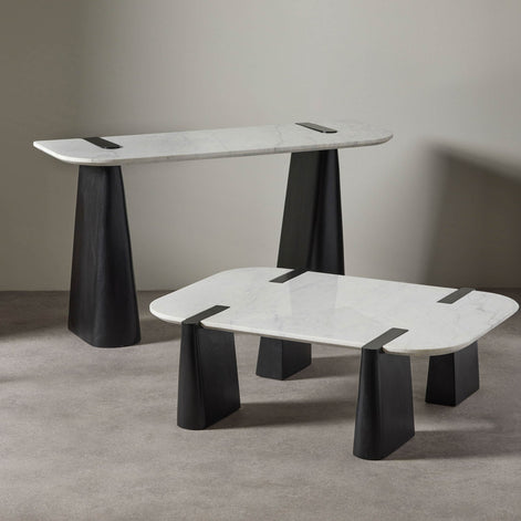 Grand Designs Dray Coffee Table Black and White