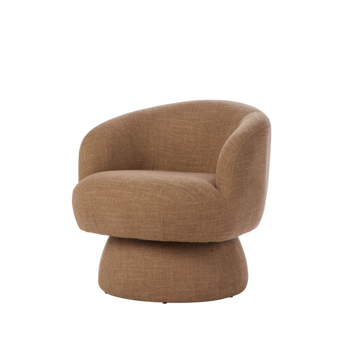 Rune Swivel Armchair Camel
