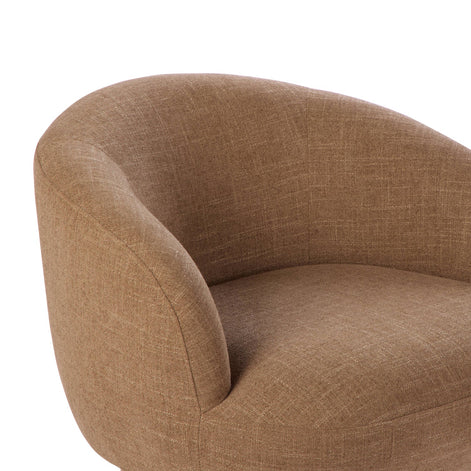 Rune Swivel Armchair Camel