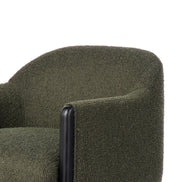 Ollie Armchair Green & Black