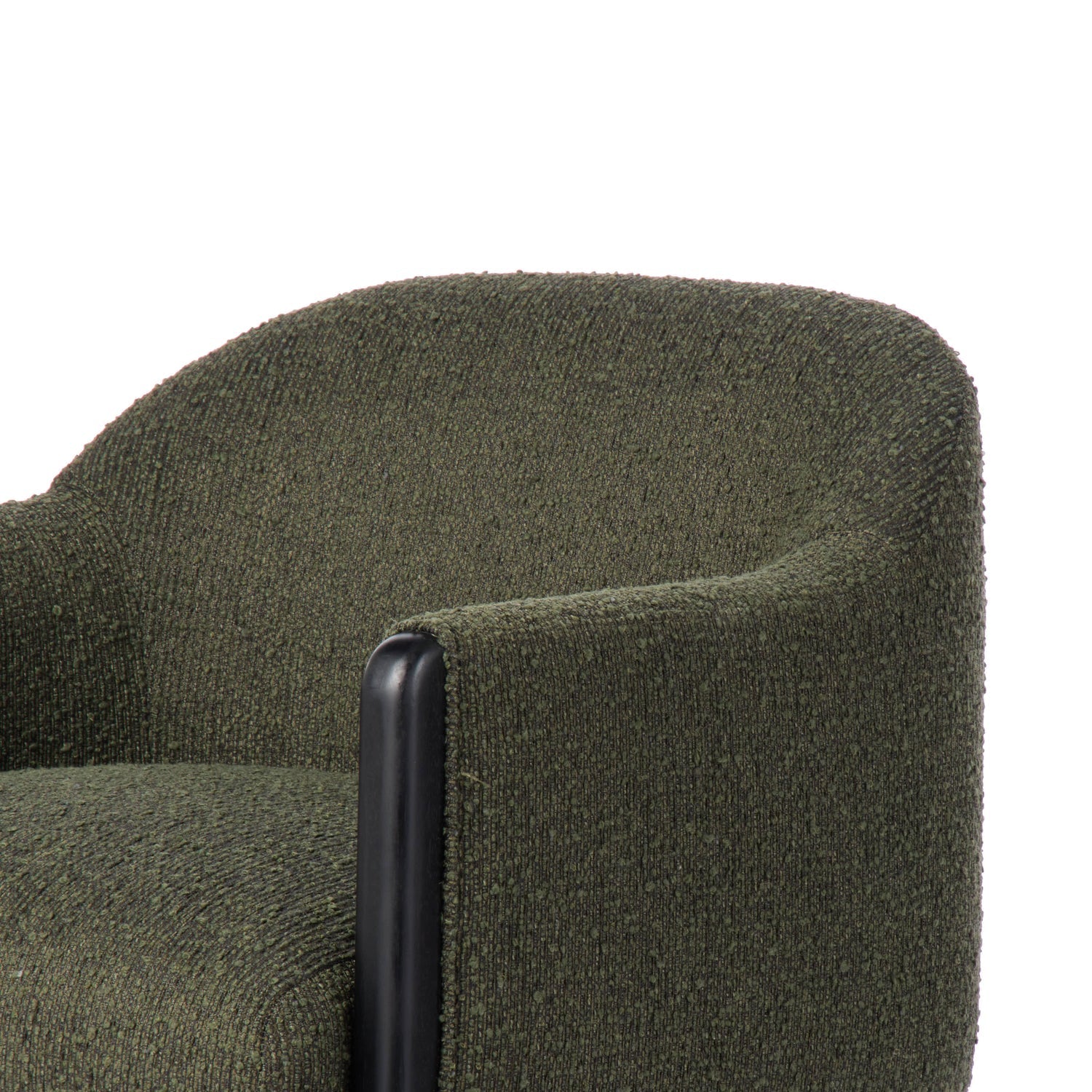 Ollie Armchair Green & Black