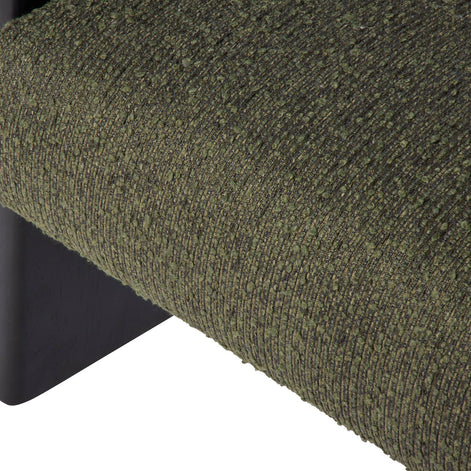 Ollie Armchair Green & Black