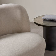 Tovi Sofa Brown & White