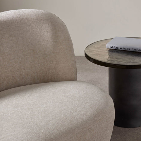 Tovi Sofa Brown & White
