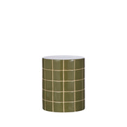 Hugo Side Table Green and Off White
