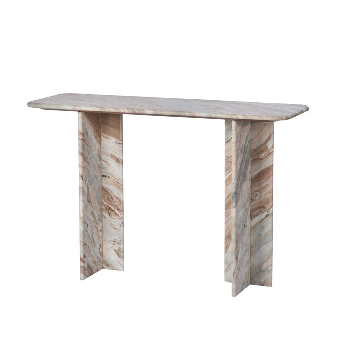 Nalu Console Pink and Brown and White