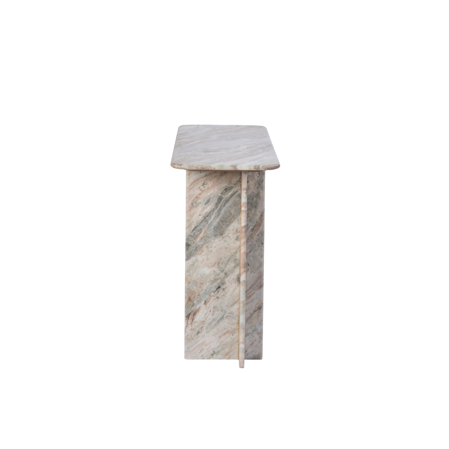 Nalu Console Pink and Brown and White