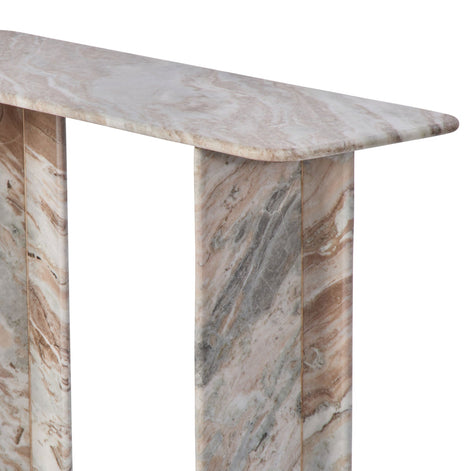 Nalu Console Pink and Brown and White