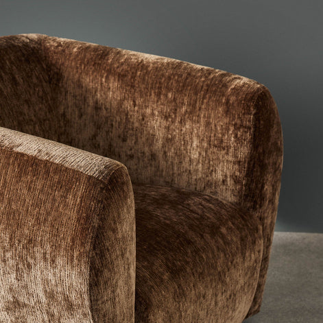 Grand Designs Elio Swivel Armchair Espresso