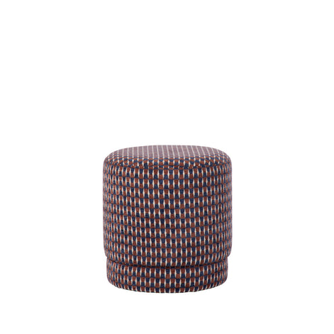 Kiran Stool Blue & Rust