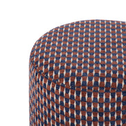 Kiran Stool Blue & Rust