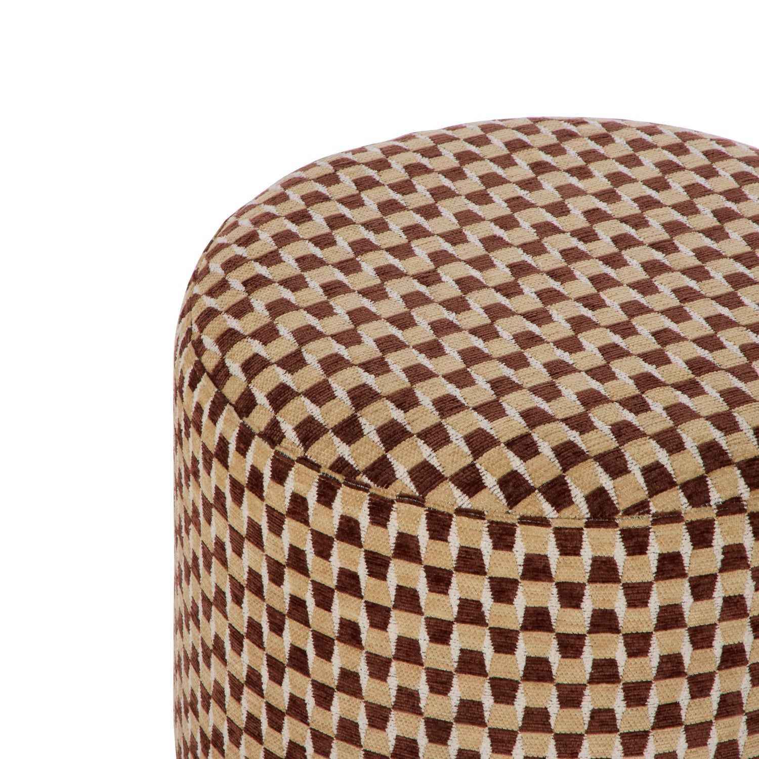 Clark Stool Brown & Mustard