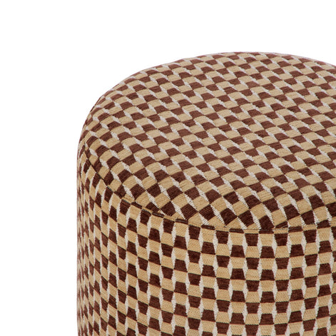 Clark Stool Brown & Mustard