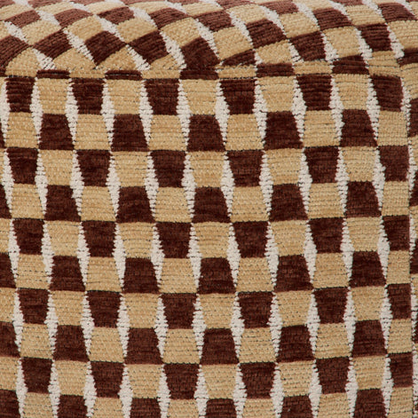 Clark Stool Brown & Mustard