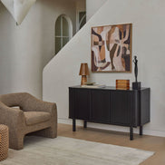 Clark Stool Brown & Mustard