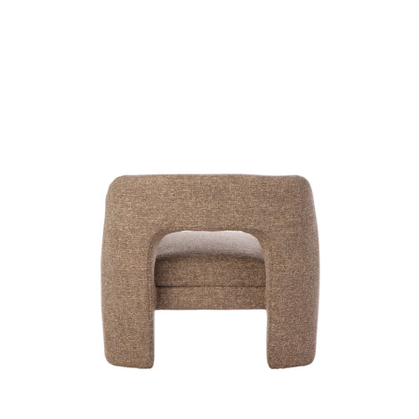 Wells Chair Brown & Taupe