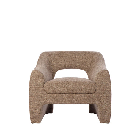 Wells Chair Brown & Taupe