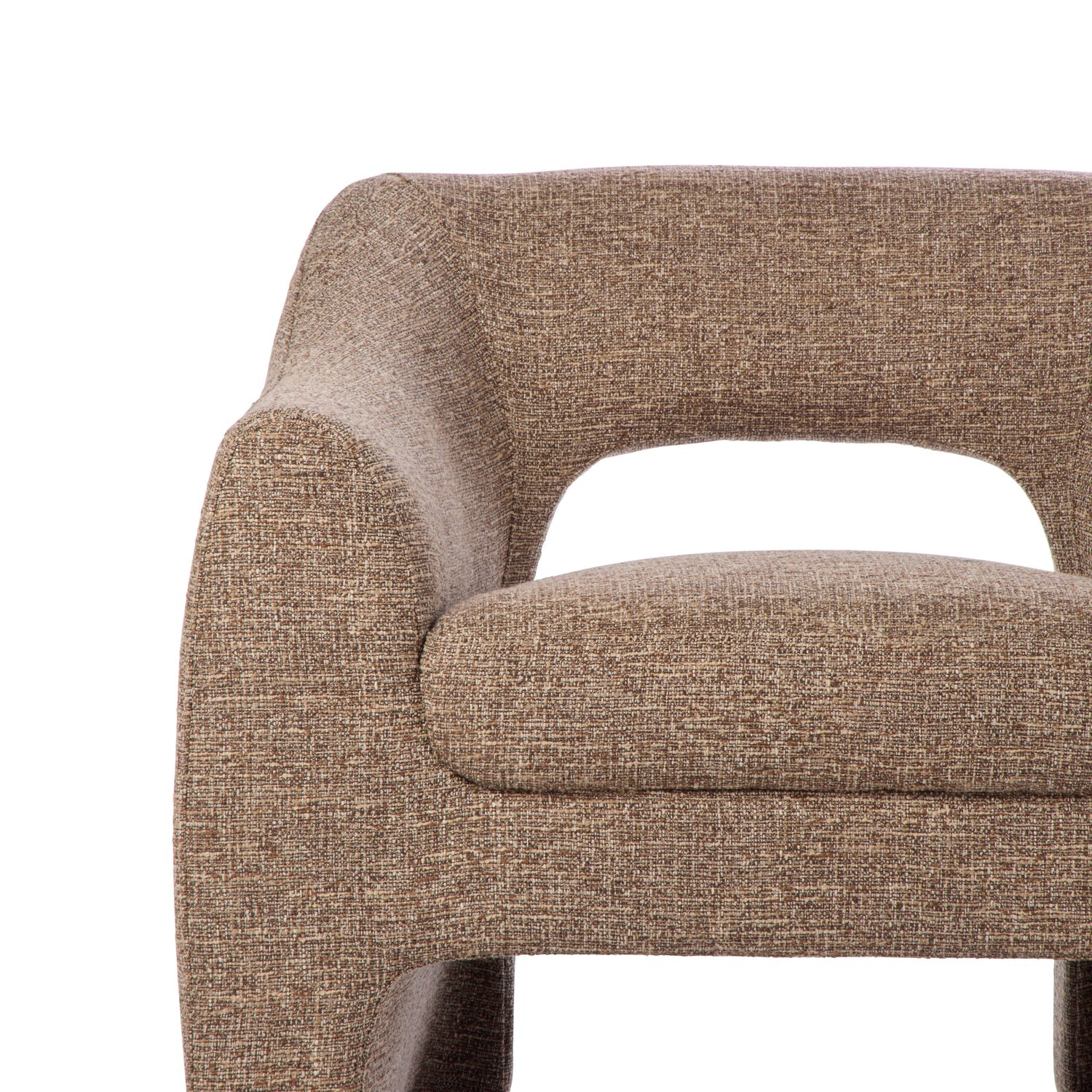 Wells Chair Brown & Taupe