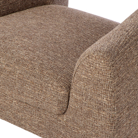 Wells Chair Brown & Taupe