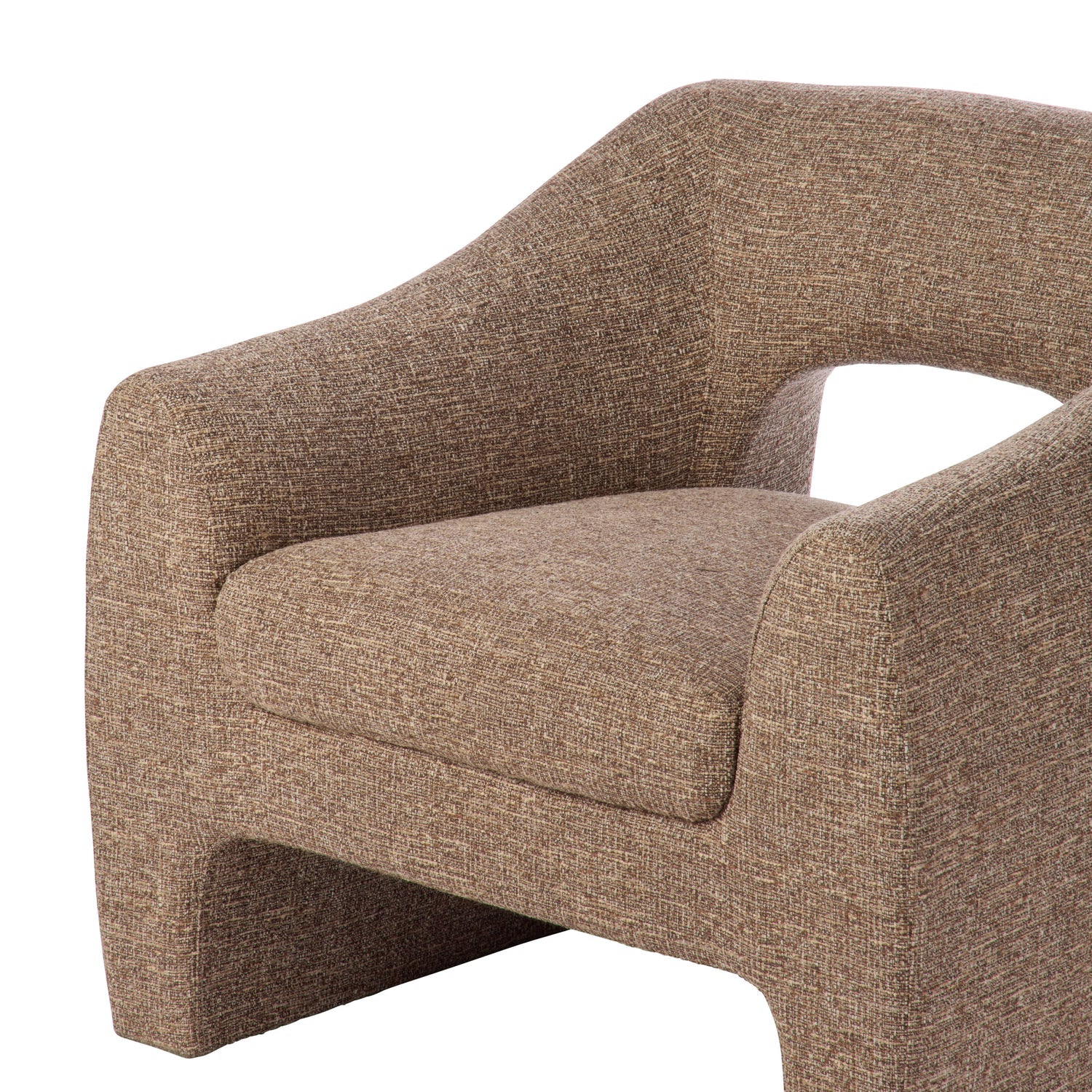 Wells Chair Brown & Taupe