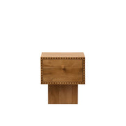 Vero Bedroom Side Table Honey Oak Set of Two