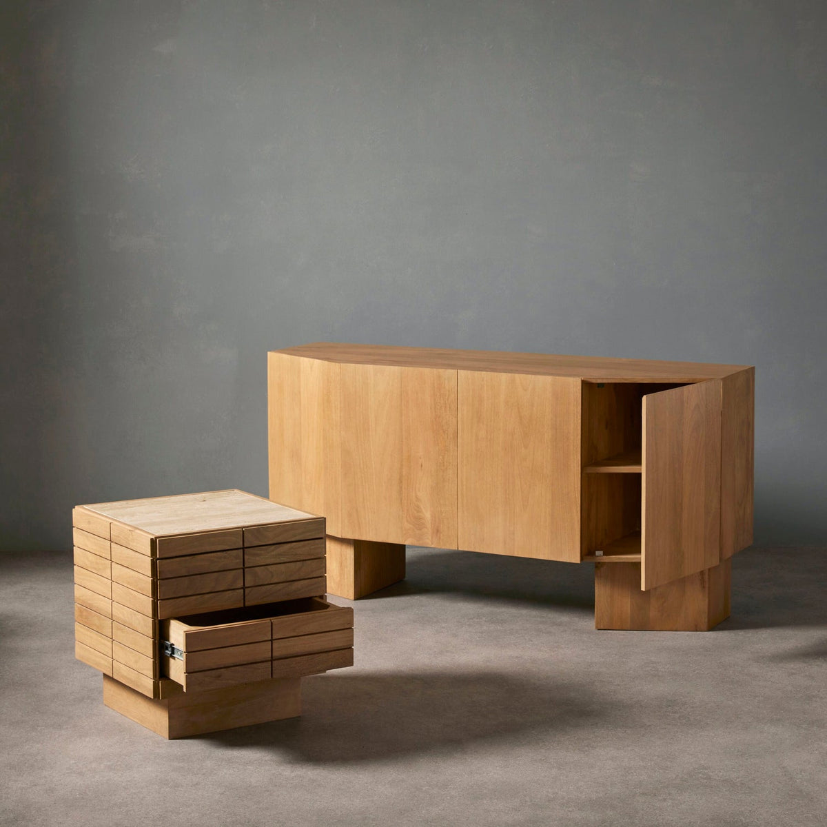 Corra Buffet Unit Natural