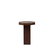 Huxley Side Table Chocolate & Brown Set of Two