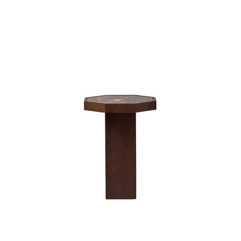 Huxley Side Table Chocolate & Brown Set of Two